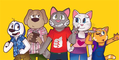 Talking Tom And Friends Fanart 2 By The Develish Angel On Deviantart