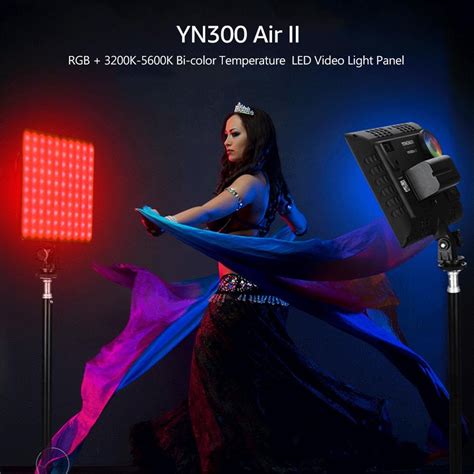 Yongnuo Rgb Led Video Light Panel Yn Air Ii W Remote Control