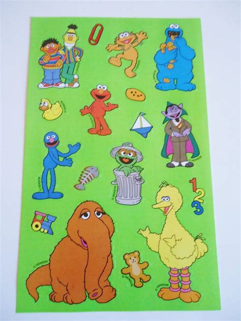 Sesame Street Characters Collectible Deco Stickers By POPWILDLIFE 5