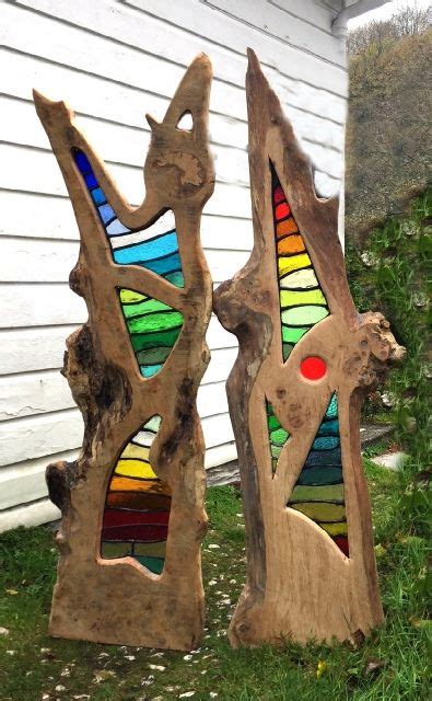 Gallery Stained Lead Glass Wood Garden Sculptures Artofit