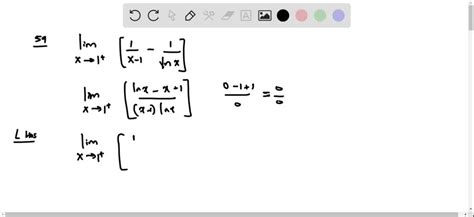 Solvedlimits Evaluate The Following Limits Use Lhópitals Rule When