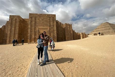 Giza Pyramids Sphinx Sakkara Pyramid Memphis With Private Expert Guide