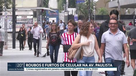 Roubos E Furtos De Celular Crescem Em Janeiro Na Avenida Paulista