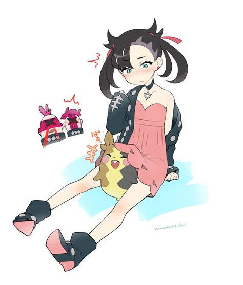 Marnie Morpeko Morpeko And Team Yell Grunt Pokemon And 2 More