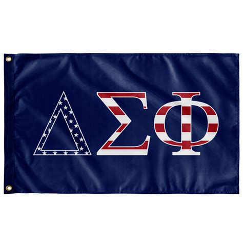 Delta Sigma Phi Usa Flag Designergreek2