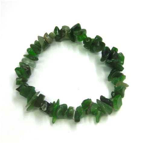 Nephrite Jade Chip Bracelet • Ilona Biggins Beads And Pearls