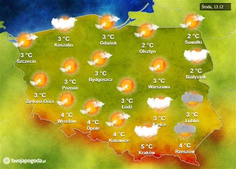 Prognoza 16 dniowa Jaka pogoda czeka nas w czasie Świąt TwojaPogoda pl