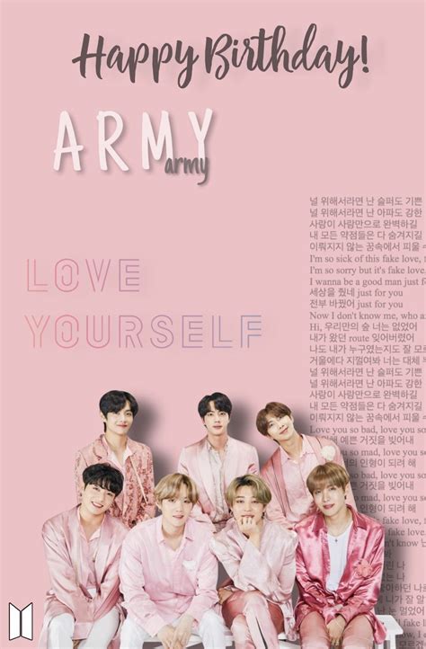 Bts Army Happy Birthday Bts Happy Birthday Happy Birthday Birthday