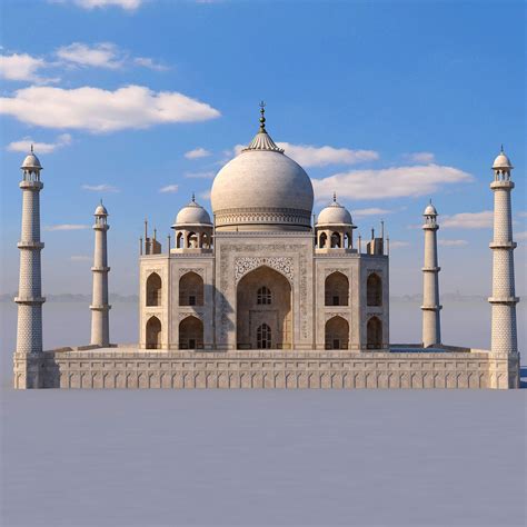 Taj Mahal 3d Model 99 3ds Fbx Max Obj Free3d