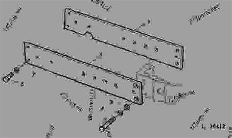 SIDE FRAMES [03H13] - TRACTOR John Deere 2130 - TRACTOR - 1830, 2030, 2130 Tractors 80 ...