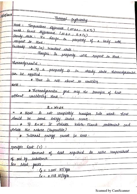 SOLUTION Introduction To Thermal Engineering Class Notes Studypool