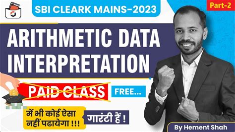 Arithmetic Data Interpretation Part Sbi Clerk Mains Ibps