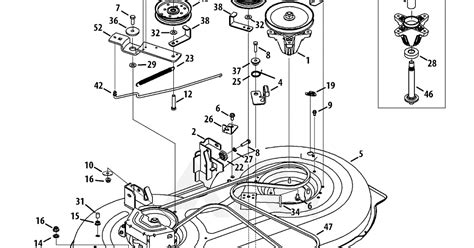 Troy Bilt Pony 42 Deck Parts