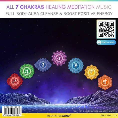 ALL 7 CHAKRAS HEALING MEDITATION MUSIC - Full Body Aura Cleanse & Boost ...