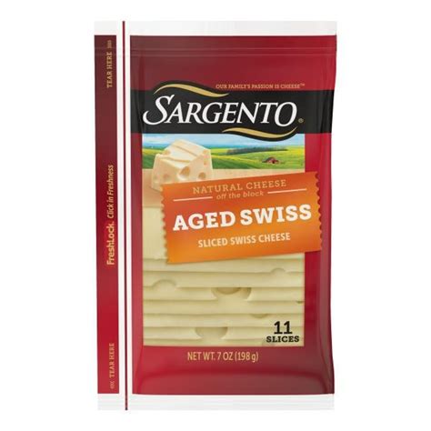 Publix Sargento Cheese Natural Deli Style Sliced Aged Swiss Same Day