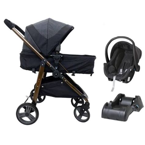 Carrinho Travel System Galzerano Olympus Mois S Black Beb Conforto