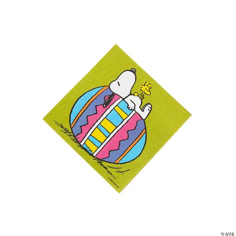 Peanuts® Easter Beverage Napkins 16 Ct Oriental Trading