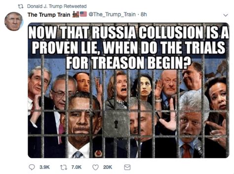 President Trump Loves Retweeting Tweets From Pro Qanon Twitter Accounts