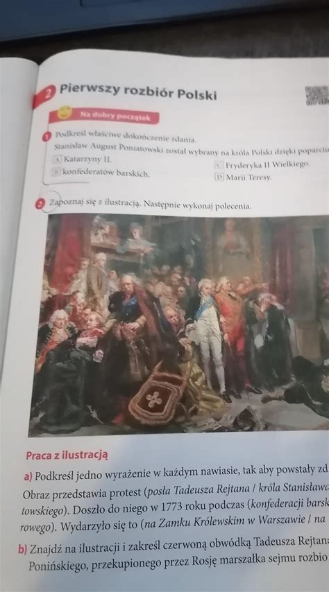 Historia Klasa Temat Pierwszy Rozbi R Polski Wiczenia Wczoraj I Dzis