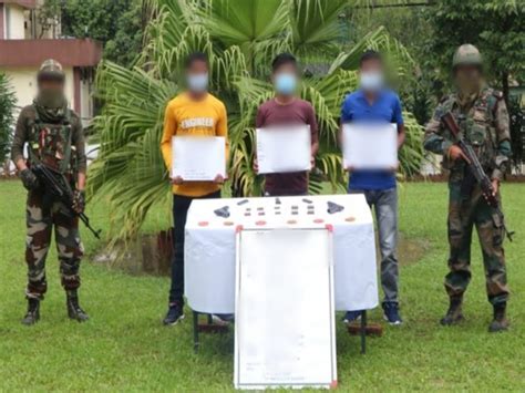 Assam Rifles Apprehends 3 Cadres Of Ulfai In Arunachals Tirap