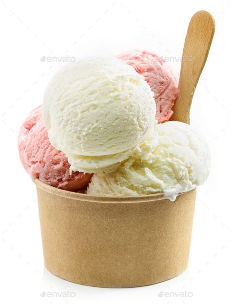 Ice Cream Balls In Paper Cup Stock Photo By Magone PhotoDune