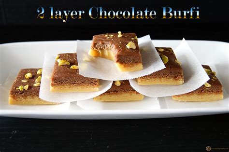 Chocolate Burfi Mawa Burfi Khoya Burfi Easy Indian Dessert Recipe