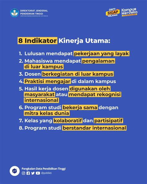 Indikator Kinerja Utama Perguruan Tinggi Di Program Kampus Off