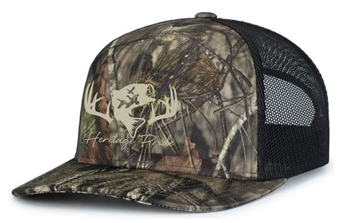 Heritage Pride Deer Hunting Fishing Duck Hunt Mens Embroidered Mesh