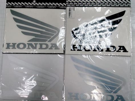 Виниловые Наклейки на Мотоцикл КРЫЛЬЯ HONDA 13,5х10 См 5 Цветов ...