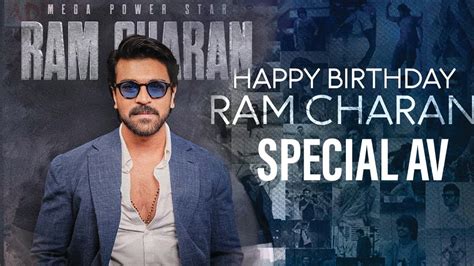 Global Star Ram Charan Birthday Special AV HBDRamCharan Chiranjeevi