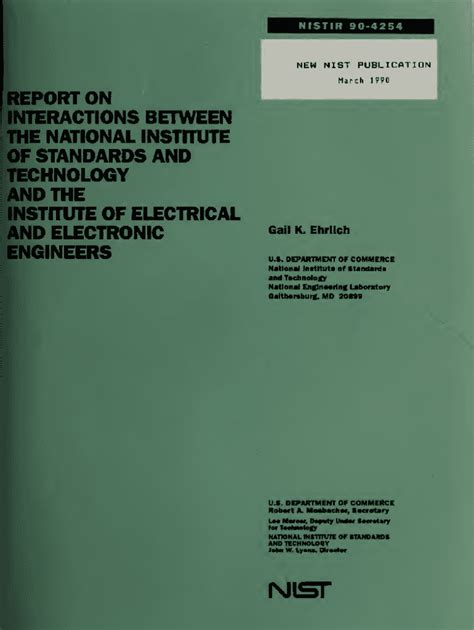 Fillable Online Nvlpubs Nist Report On Interactions Between The