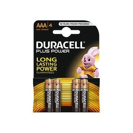 PILE LR03 MN 2400 AAA 4 DURACELL