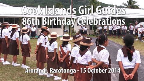 Cook Islands Girl Guides 86th Birthday Youtube