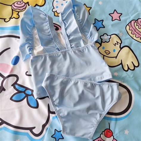 Malla Bikini Cinnamoroll Celeste Farruquita Love Ropa Con Mucha Onda
