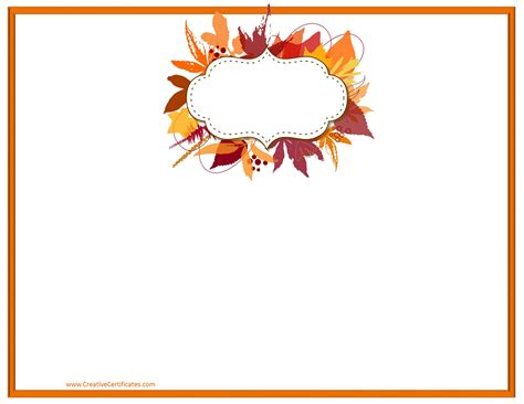 Thanksgiving Borders Clip Art Free - ClipArt Best