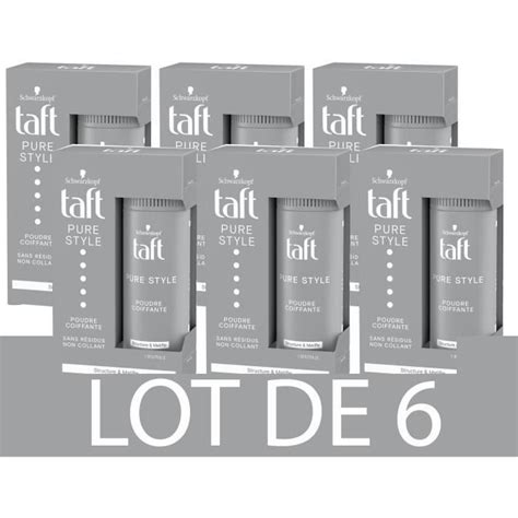 Schwarzkopf Taft Poudre Coiffante Cheveux Pure Style Longue Dur E