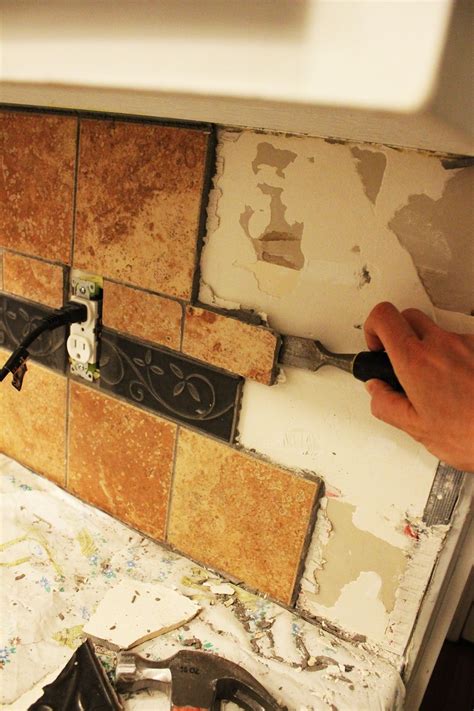 How To Remove Kitchen Tile Backsplash