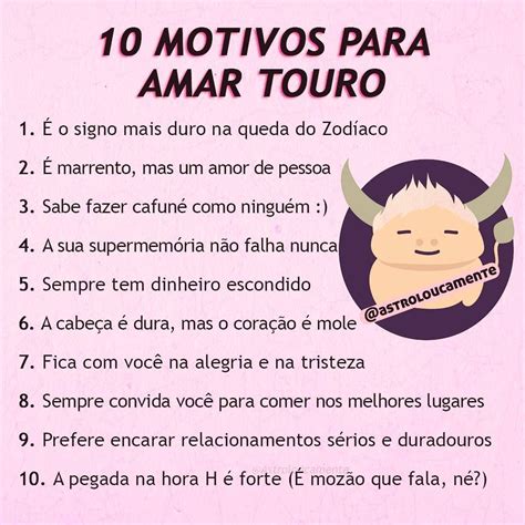 10 Motivos Para Amar Touro 😍♉ Beijos Da Maria Talismã 🔮