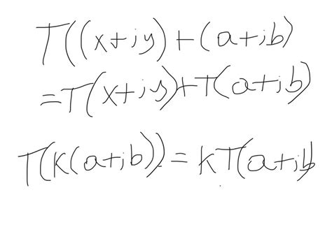 SOLVED:How are linear transformations performed?