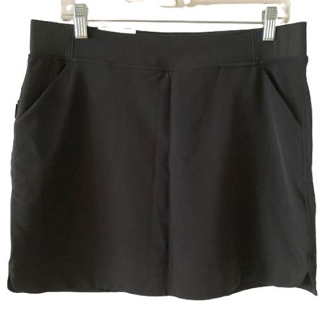 32 Degrees Skirts 32 Degrees Cool Womens Short Stretch Skort Skirt With Under Shorts Black