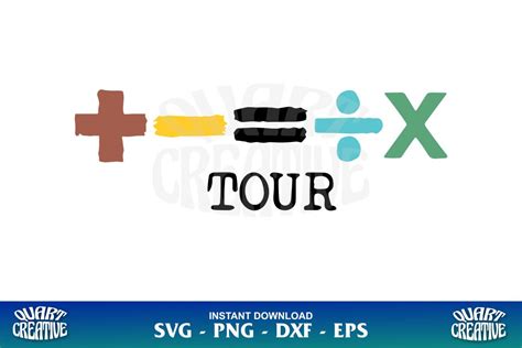 Ed Sheeran Mathematics Tour Svg Gravectory