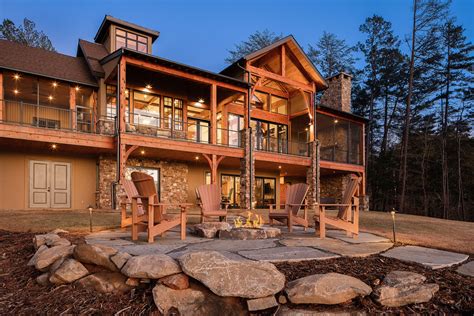 Casa Lago Custom Home Rustikal H User Von Alair Homes Clemson Houzz