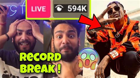 Elvish Yadav Break Mc Stan Live Watching Record🔥elvish Yadav