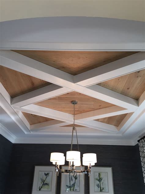 Diy master bedroom wood coffered ceiling – Artofit