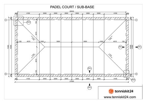 Padelkit Standard Padel Court Fencing Tenniskit24