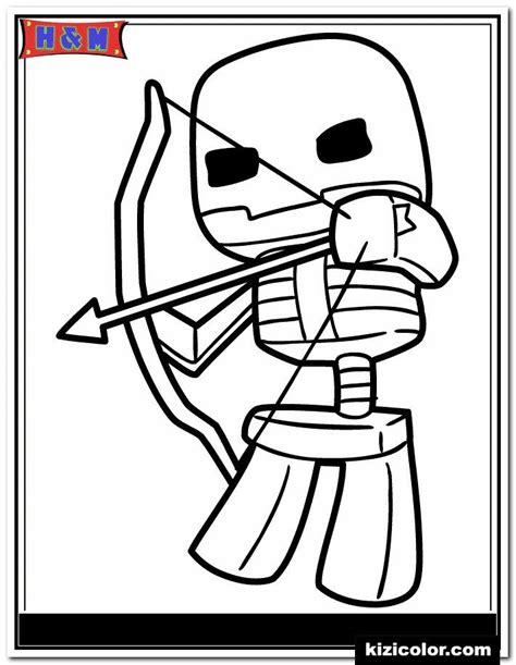 Minecraft Wither Skeleton Coloring Sheets Coloring Pages