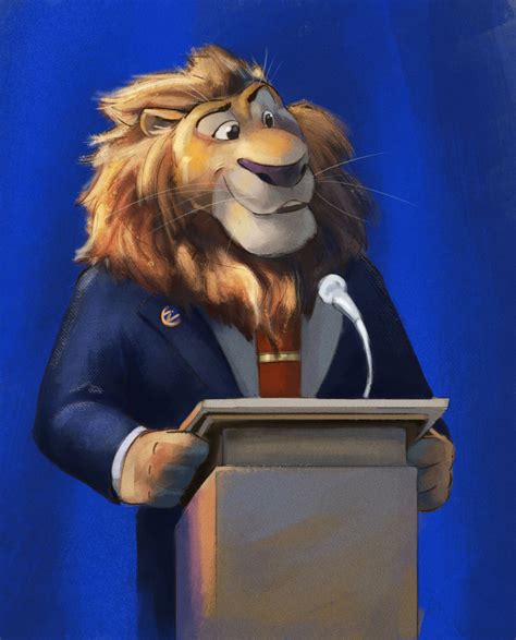 Mayor Lionheart On Zootopiacentral Deviantart