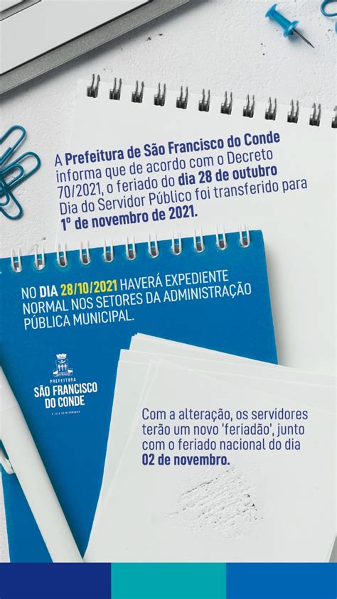 Dia do servidor público é transferido para 1º de novembro em 2021