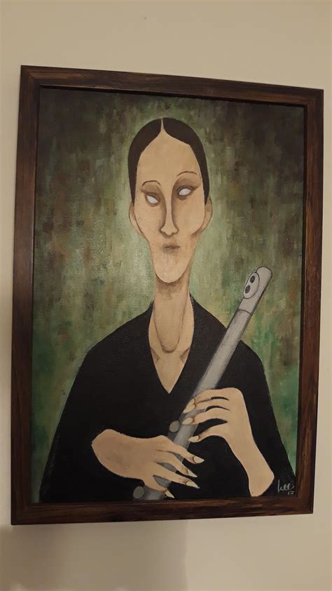 Flute Lady From It Chapter 1 Done With Acrylic Paint By Me Rpainting