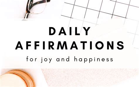 30 Affirmations For Joy And Happiness – Glossy Belle